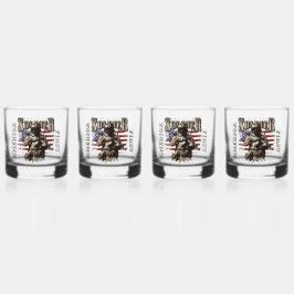 American Soldier Design Whiskey Glass Set Whiskyglas