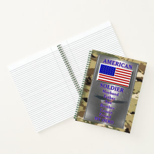 American Soldier Notizbuch