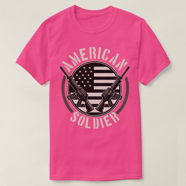 AMERICAN SOLDIER POSTER T-Shirt (Design vorne)