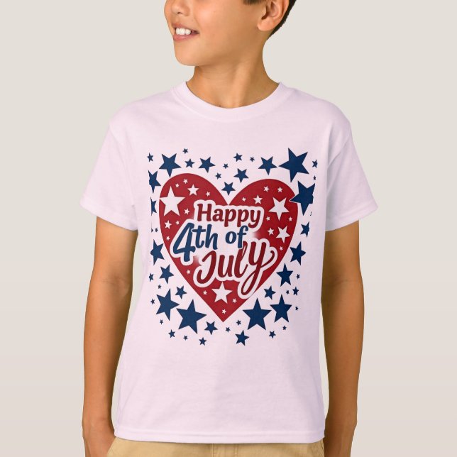 American Soul: Klassisches Vibes 4. Juli T-Shirt (Vorderseite)