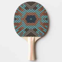 American Southwest Tribal Patterned Art And Colors Tischtennis Schläger