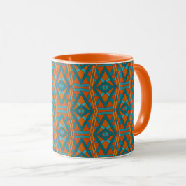 American Southwestern Style Pattern And Colors Art Tasse