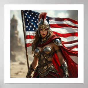 American Spartan Poster