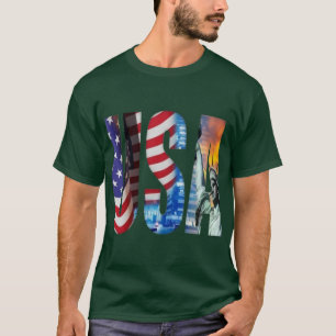 American Spirit Bold Typography T-Shirt