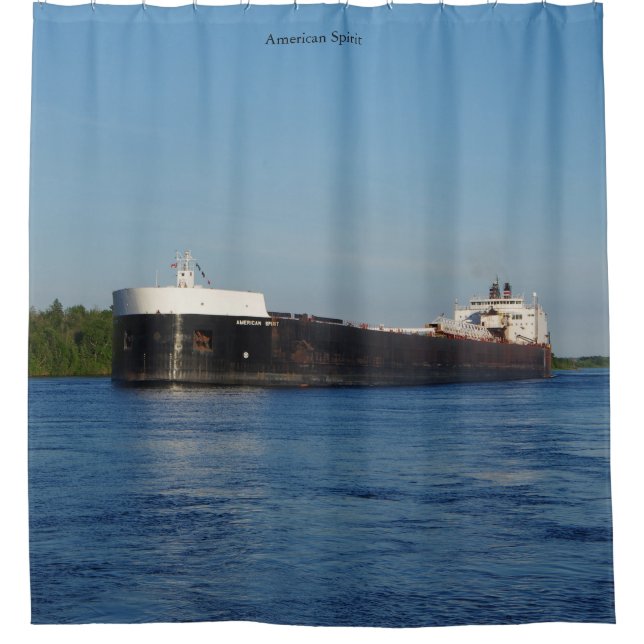 American Spirit Duschvorhang (Vorderseite)
