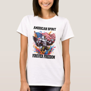 American Spirit Frauen Weiß T-Shirt