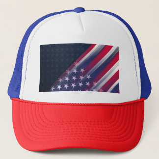 American Spirit Trucker Hat – Red, White & Blue Bo Truckerkappe