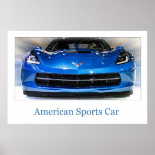 American Sports Car Poster