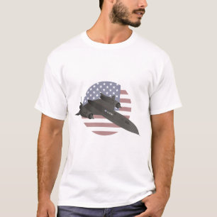 American SR-71 Blackbird Reconnaissance Aircraft T-Shirt