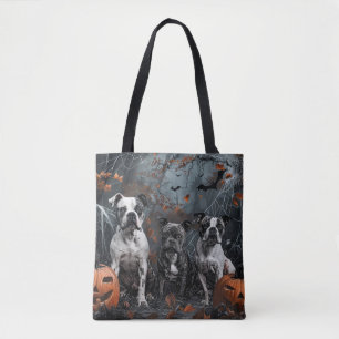American Staffordshire Halloween Night Doggy