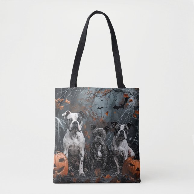 American Staffordshire Halloween Night Doggy (Vorderseite)