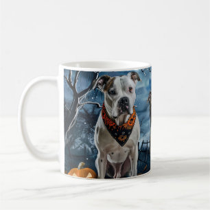 American Staffordshire Halloween Spooky Kaffeetasse