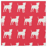 American Staffordshire Hund Silhouette Amstaff Red