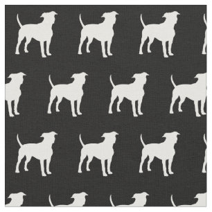 American Staffordshire Hund Silhouette Pet Amstaff Stoff