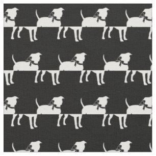 American Staffordshire Hund Silhouette Pet Amstaff Stoff