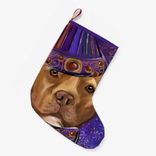 AMERICAN STAFFORDSHIRE   KLEINER WEIHNACHTSSTRUMPF