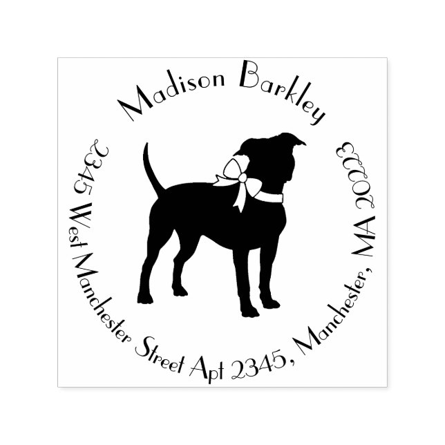American Staffordshire Pit bull Permastempel (Design)