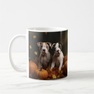 American Staffordshire Puppy Herbst Delight Kaffeetasse