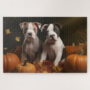 American Staffordshire Puppy Herbst Delight Puzzle