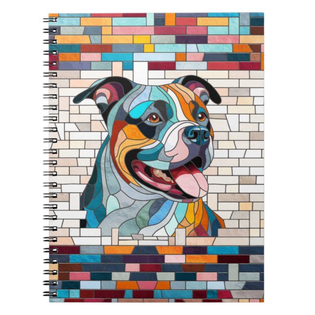 American Staffordshire Terrier - Amstaff Notizblock (Vorderseite)