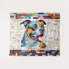 American Staffordshire Terrier - Amstaff Wandteppich