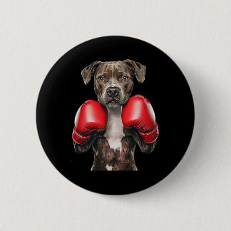 American Staffordshire Terrier Boxen  Button
