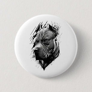 American Staffordshire Terrier Button