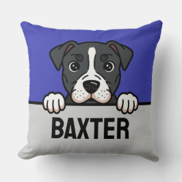 American Staffordshire Terrier Custom Amstaff Dog Kissen