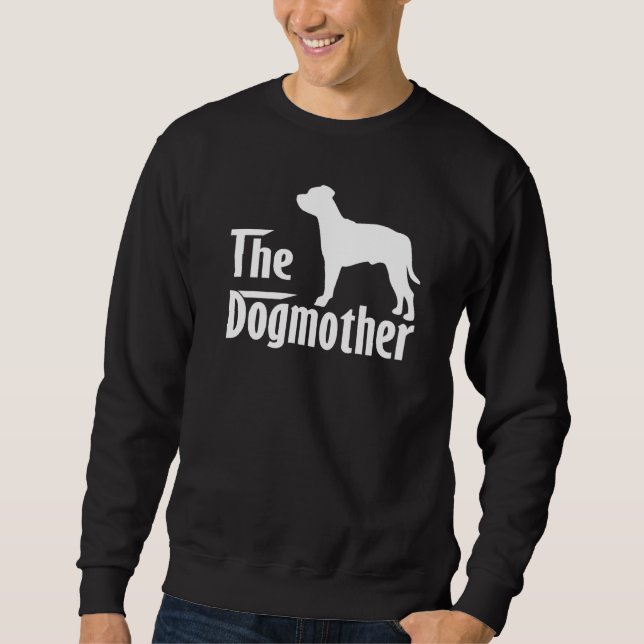 American Staffordshire Terrier Dog Mama Mother's D Sweatshirt (Vorderseite)