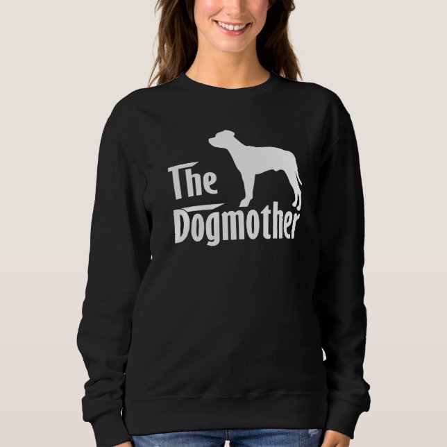 American Staffordshire Terrier Dog Mama Mother's D Sweatshirt (Vorderseite)