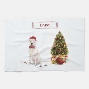 American Staffordshire Terrier Funny Christmas Dog Geschirrtuch