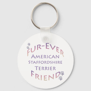American Staffordshire Terrier Furever Schlüsselanhänger