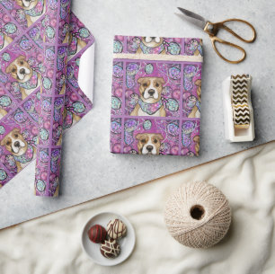AMERICAN STAFFORDSHIRE TERRIER           GESCHENKPAPIER