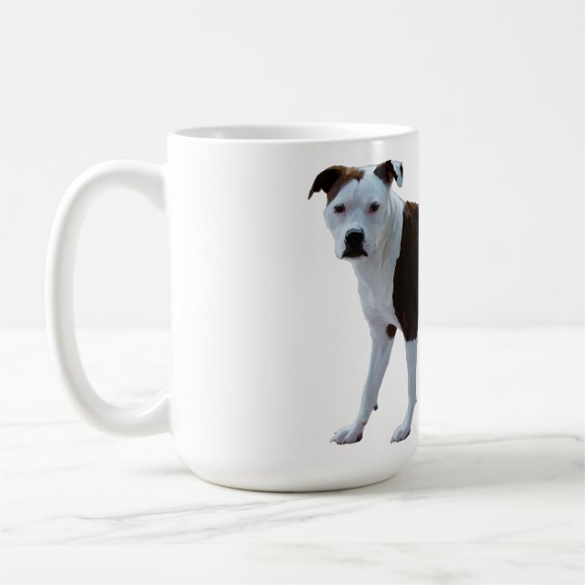 American Staffordshire Terrier Kaffeetasse (Links)