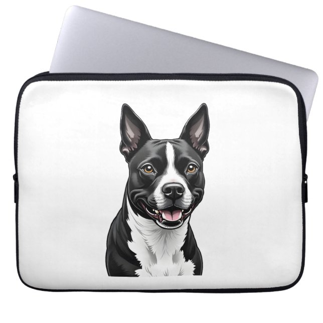 American Staffordshire Terrier Laptopschutzhülle (Vorderseite)