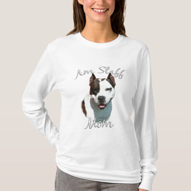 American Staffordshire Terrier Mama 2 T-Shirt (Vorderseite)