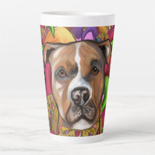 AMERICAN STAFFORDSHIRE TERRIER  MILCHTASSE