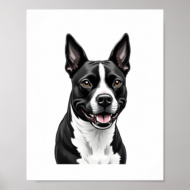 American Staffordshire Terrier Poster (Vorne)