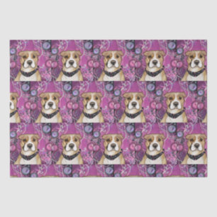 AMERICAN STAFFORDSHIRE TERRIER SEIDENPAPIER