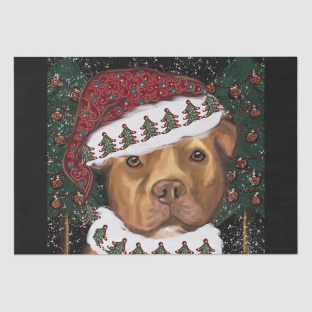 American Staffordshire Terrier Seidenpapier (Vorderseite)