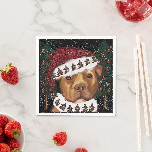 American Staffordshire Terrier Serviette (Beispiel)