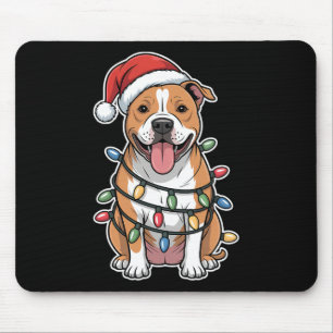 American Staffordshire Terrier ummantelt in Christ Mousepad