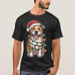 American Staffordshire Terrier ummantelt in Christ T-Shirt