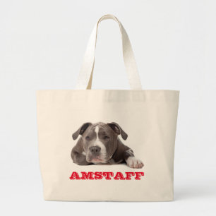 American Staffordshire Terrier Welpe Hund - Amstaf Jumbo Stoffbeutel