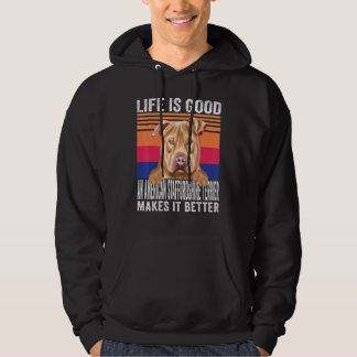 American Staffordshire Terriers Macht Dein Leben L Hoodie
