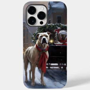 American Staffordshire Weihnachtsfestzeit Case-Mate iPhone 14 Pro Max Hülle