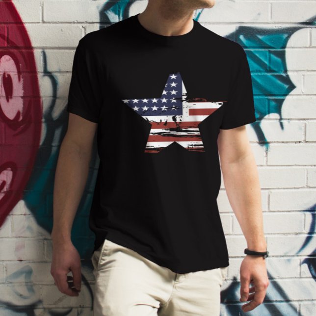 American Star Flag T - Shirt (Von Creator hochgeladen)