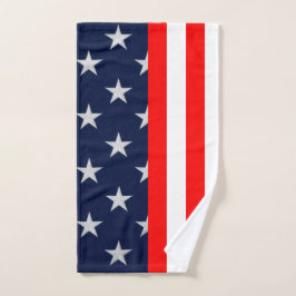 American Stars & Stripes USA Custom Handtuch
