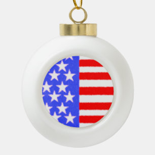 American Style Art Keramik Kugel-Ornament