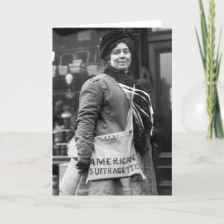 American Suffragette, 1910 Karte